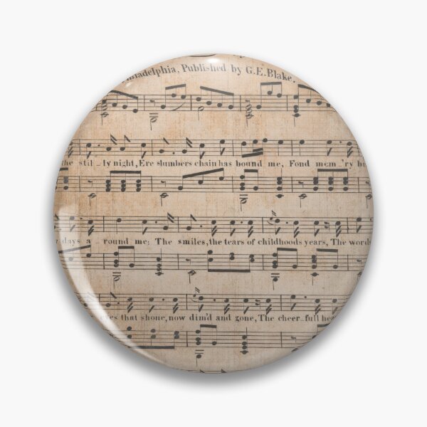 Item preview, Antique Music Sheet – Vintage Musical Notes & Retro Score Pattern designed and sold by AlexeyevZurga.