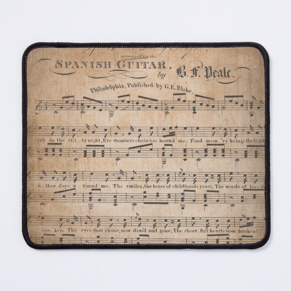 Item preview, Antique Music Sheet – Vintage Musical Notes & Retro Score Pattern designed and sold by AlexeyevZurga.