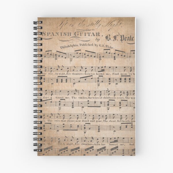 Item preview, Antique Music Sheet – Vintage Musical Notes & Retro Score Pattern designed and sold by AlexeyevZurga.