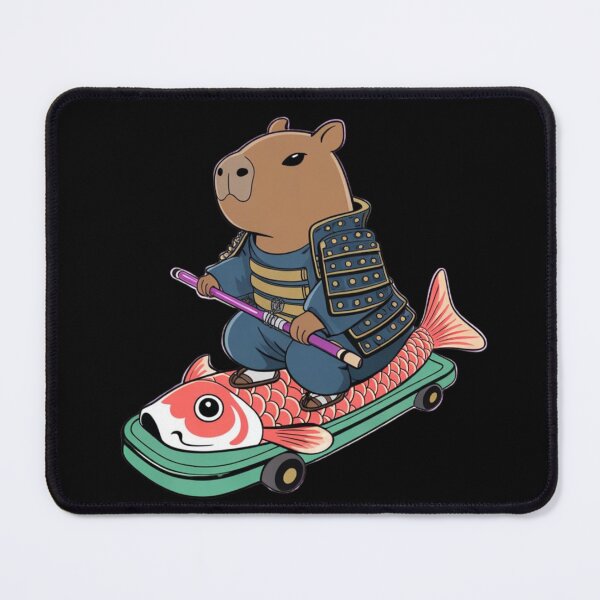 Item preview, "Wave Dream – Samurai Capybara Riding the Koi Flow designed and sold by teevoxx.
