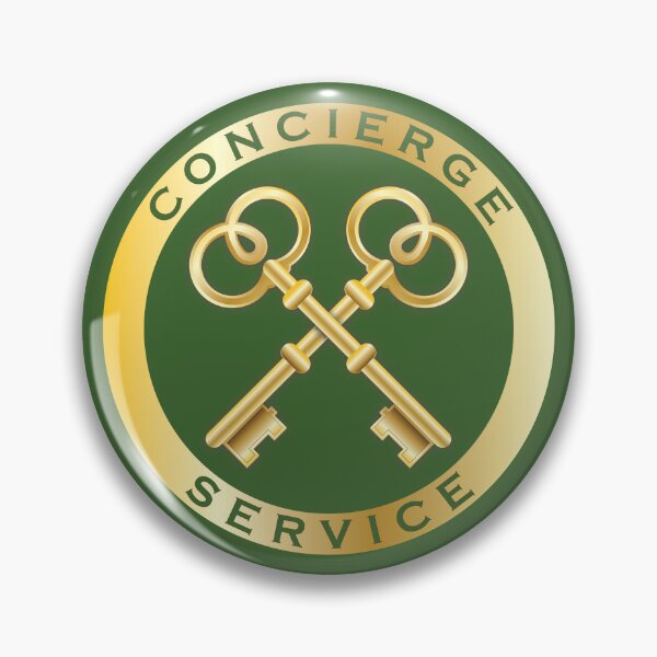 Item preview, Concierge Badge designed and sold by Yorkshiredesign.