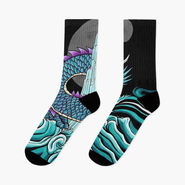 Item preview, Mystical Japanese Sea Dragon – Bioluminescent Fantasy designed and sold by Vandy Fullam.