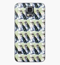 Painterly penguin pattern 2 Case/Skin for Samsung Galaxy