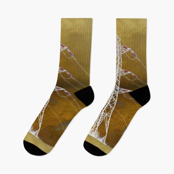 Item preview, White Electricity Pylon designed and sold by pinkal.