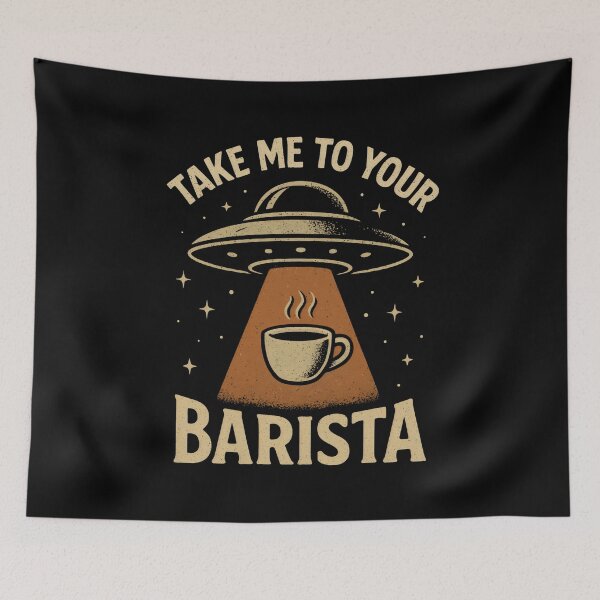 Item preview, Coffee Barista- Take Me To Your Barista designed and sold by DemureArtsy.