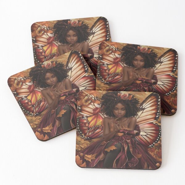Item preview, Autumn Monarch – Enchanted Fall Fairy with Pumpkin Magic designed and sold by okluvyoubye.