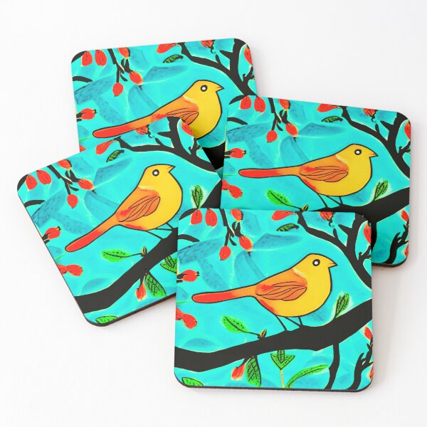 Item preview, Little Bird on a Flowering Branch designed and sold by Marymarice.