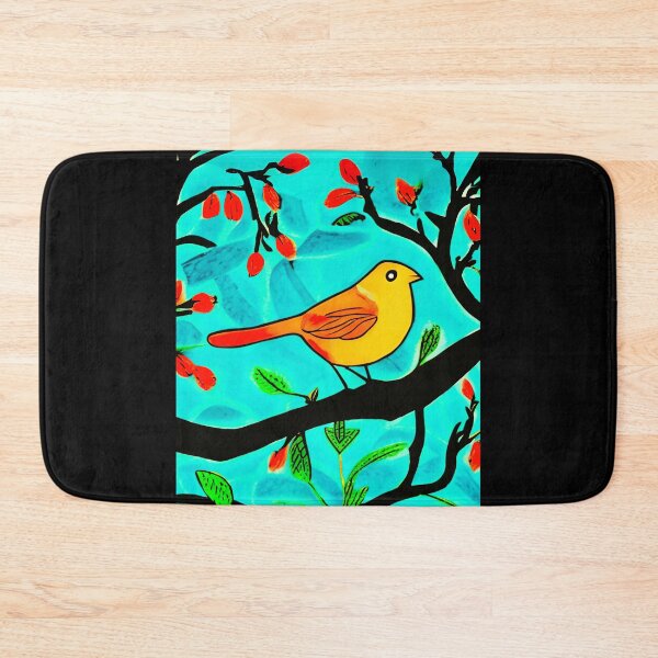 Item preview, Little Bird on a Flowering Branch designed and sold by Marymarice.