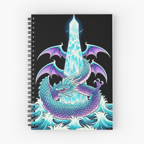 Item preview, Ukiyo-e Dragon with Glowing Crystal – Vintage Japan Print designed and sold by Vandy Fullam.