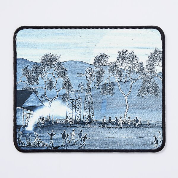 Item preview, BBQ & Football At The Old Country Hall designed and sold by EJCairns.