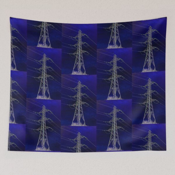 Item preview, Midnight Blue Sky Pylon designed and sold by pinkal.