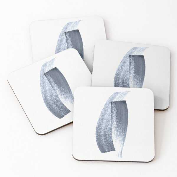 Artikelvorschau, Striche 7 | Indigo Umarmung | Minimalistisches Aquarell Abstrakt entworfen und verkauft von Menega Sabidussi.