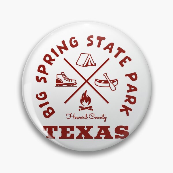 Item preview, Big Spring State Park, Howard County, Texas designed and sold by Wanderful-roads.
