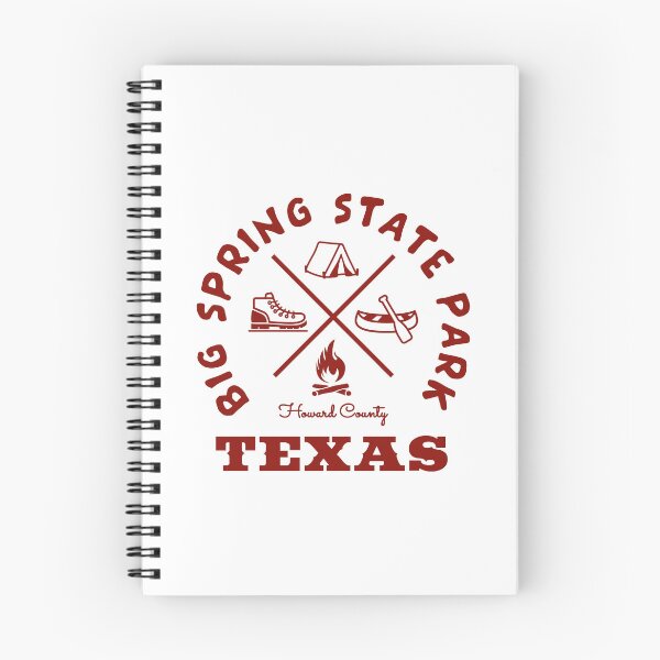 Item preview, Big Spring State Park, Howard County, Texas designed and sold by Wanderful-roads.