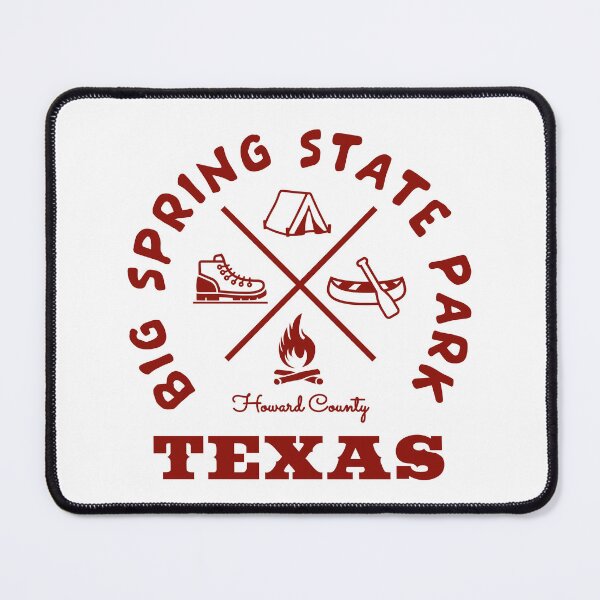 Item preview, Big Spring State Park, Howard County, Texas designed and sold by Wanderful-roads.