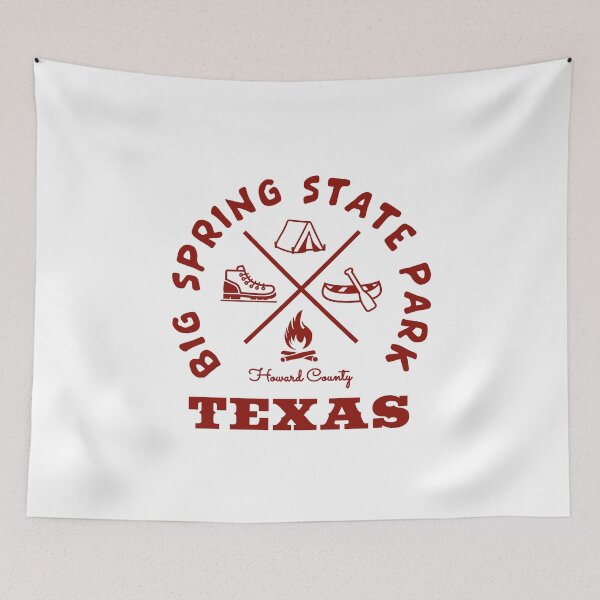 Item preview, Big Spring State Park, Howard County, Texas designed and sold by Wanderful-roads.