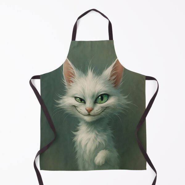 Item preview, Sly White Cat Portrait designed and sold by QuirkySpark.