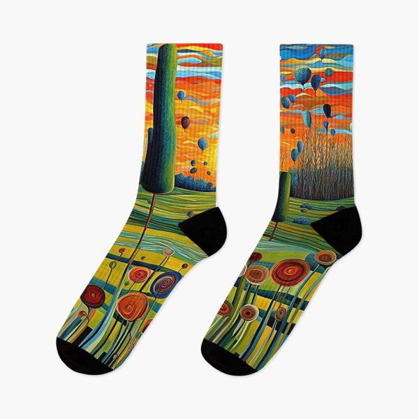 Item preview, Grassy meadows at sunset 5 designed and sold by George Hutton Hunter.