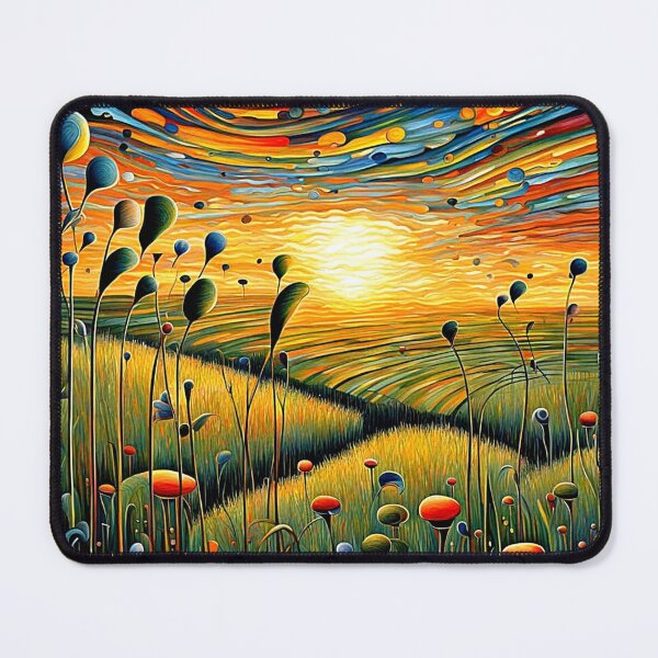 Item preview, Grassy meadows at sunset 4 designed and sold by George Hutton Hunter.