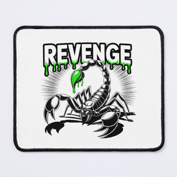 Item preview, Revenge – Stylized Scorpion with Toxic Green Venom & Bold Typography designed and sold by teevoxx.