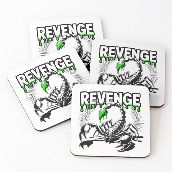 Item preview, Revenge – Stylized Scorpion with Toxic Green Venom & Bold Typography designed and sold by teevoxx.