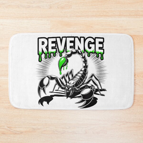 Item preview, Revenge – Stylized Scorpion with Toxic Green Venom & Bold Typography designed and sold by teevoxx.