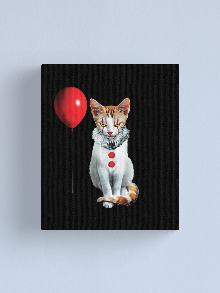 Cat Clown Kitten Canvas Print By Trendytees12 Redbubble