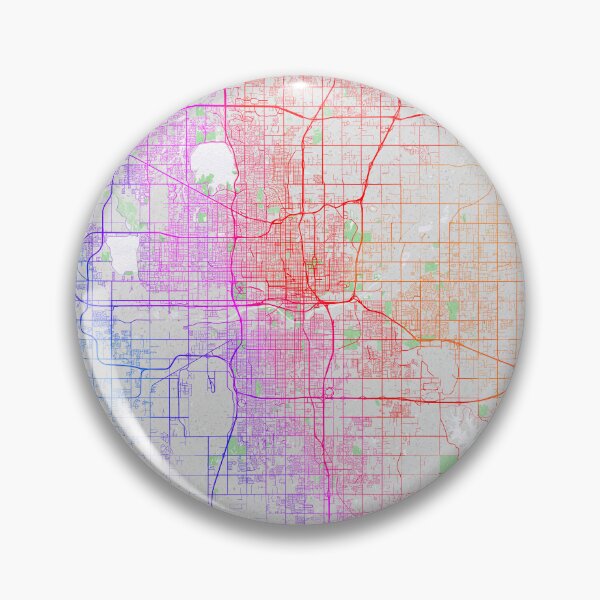 Item preview, Oklahoma City Map of USA - Colorful designed and sold by deMAP.
