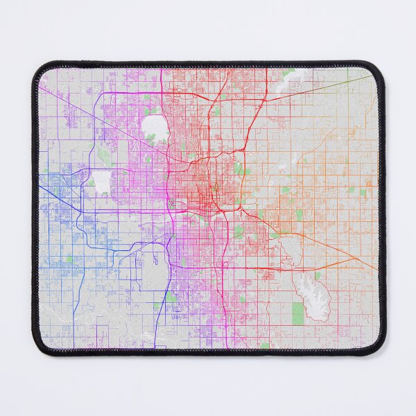 Item preview, Oklahoma City Map of USA - Colorful designed and sold by deMAP.