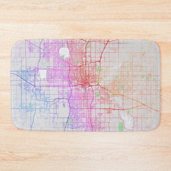 Item preview, Oklahoma City Map of USA - Colorful designed and sold by deMAP.