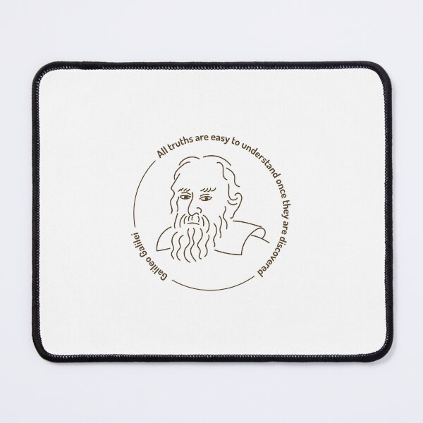 Item preview, Galileo Galilei Minimalist Line Art Portrait – Father of Modern Astronomy designed and sold by Aniafotkam.