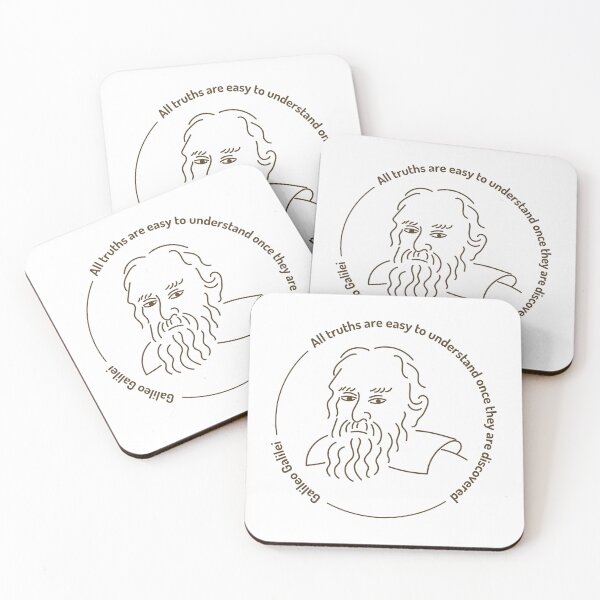 Item preview, Galileo Galilei Minimalist Line Art Portrait – Father of Modern Astronomy designed and sold by Aniafotkam.