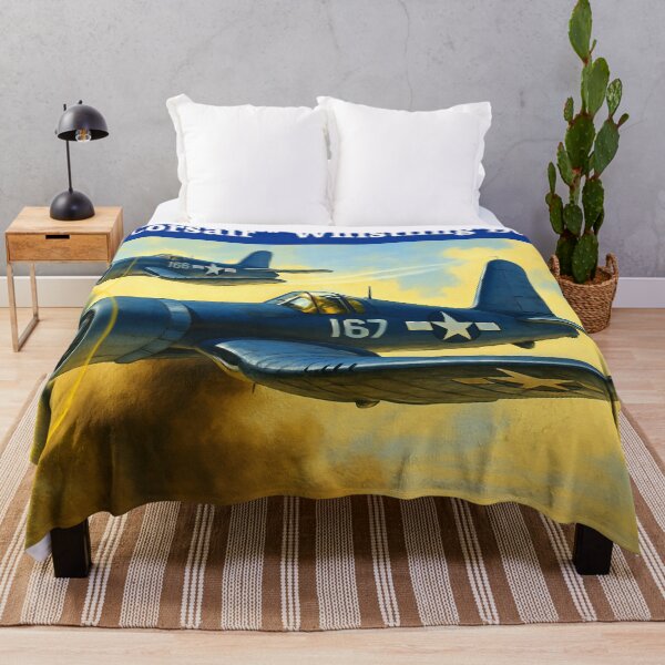 Item preview, WW2 American Aircraft F4U Corsair Fighter WWII Plane Aviation designed and sold by Blok45.