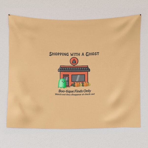 Item preview, Shopping with a Ghost — They Always Disappear at Checkout designed and sold by Novel Works Studio.