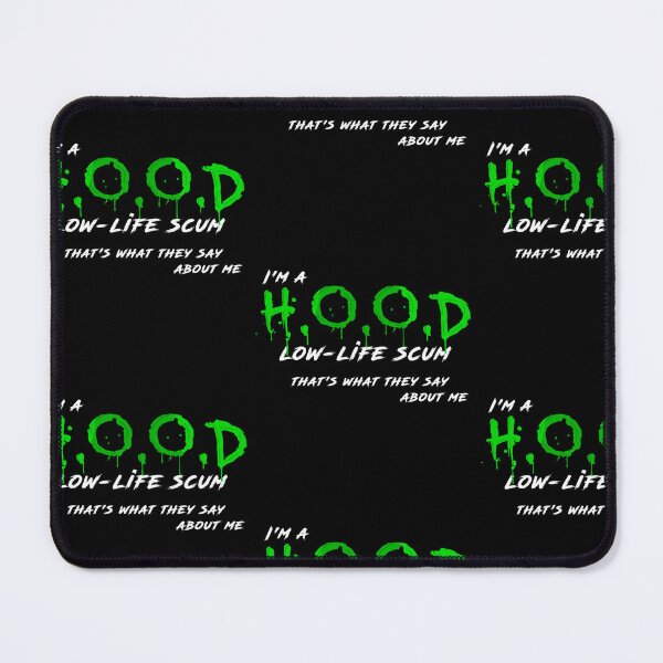 Item preview, Kneecap HOOD Low Life Scum Design designed and sold by alvmirla.