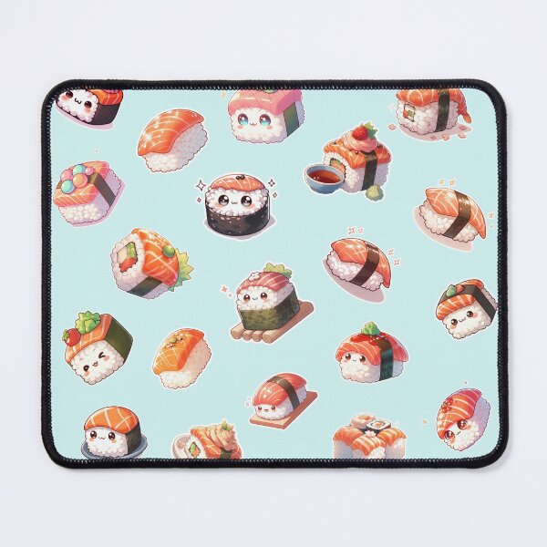 Item preview, Kawaii Sushi Manga Anime – Cute Chibi Japanese Food designed and sold by Sugar Wisdom .