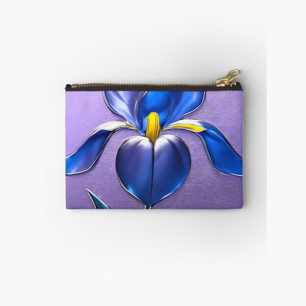 Item preview, Shiny iris blossom with text designed and sold by AD-Digital-Art.