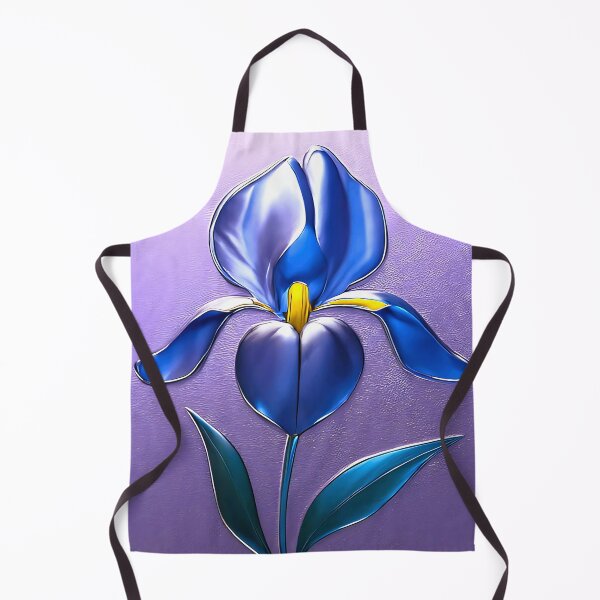 Item preview, Shiny iris blossom with text designed and sold by AD-Digital-Art.