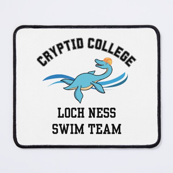 Item preview, Cryptid College Loch Ness Swim Team designed and sold by Kindred & Thistle.