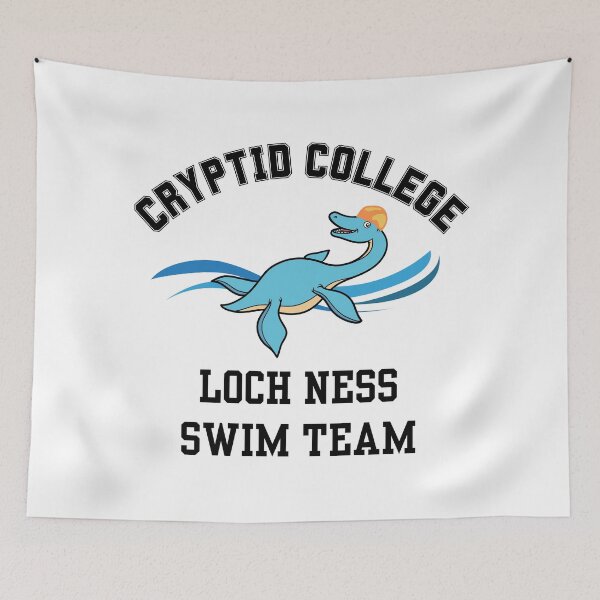 Item preview, Cryptid College Loch Ness Swim Team designed and sold by Kindred & Thistle.