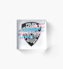 Brooklyn 99 Transgender Pride Badge Acrylic Block