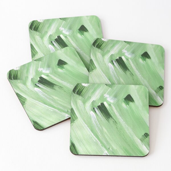 Item preview, Strokes 21 | Green Acrylic Abstract Painting designed and sold by Menega  Sabidussi.