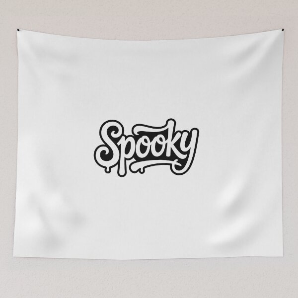 Item preview, Spooky – Bold Cursive Wordmark with Dripping Details designed and sold by teevoxx.