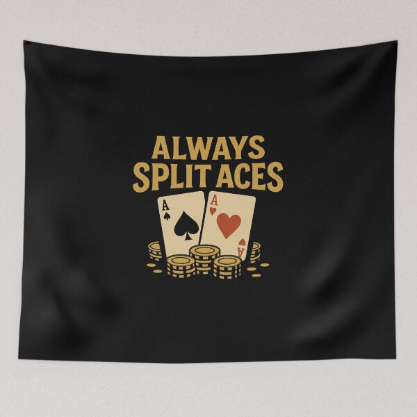 Item preview, Always Split Aces  designed and sold by JapplesBrewer.