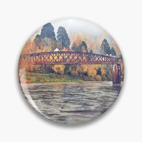 Item preview, Iron Bridge, Monmouth, in Autumn designed and sold by Pinkgnomie.
