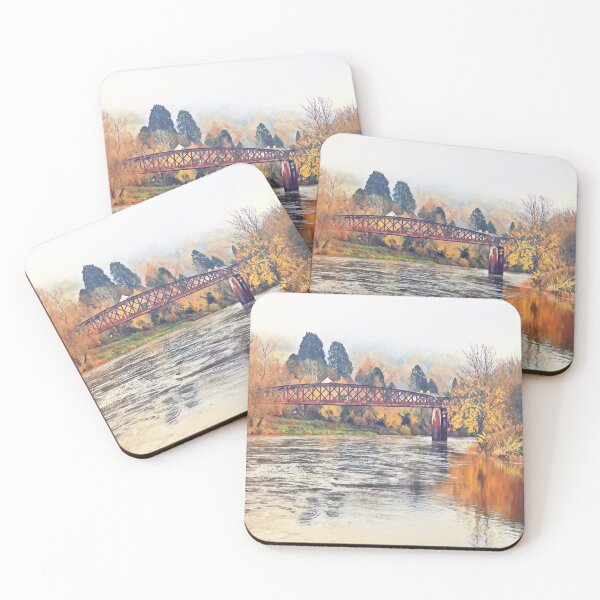 Item preview, Iron Bridge, Monmouth, in Autumn designed and sold by Pinkgnomie.