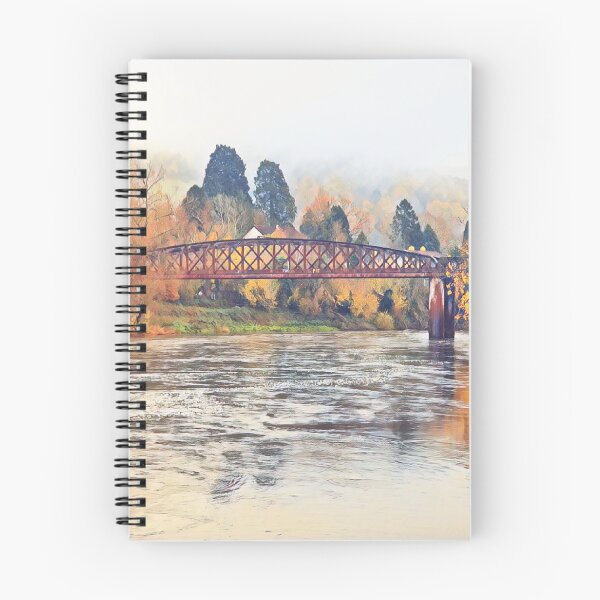Item preview, Iron Bridge, Monmouth, in Autumn designed and sold by Pinkgnomie.