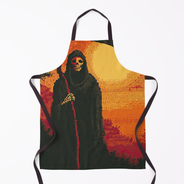 Item preview, The Reaper Watching a Pixelated Sunset designed and sold by Piotrek0001.