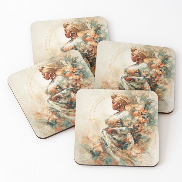 Item preview, Flourish – Golden Headwrap & Floral Elegance designed and sold by okluvyoubye.