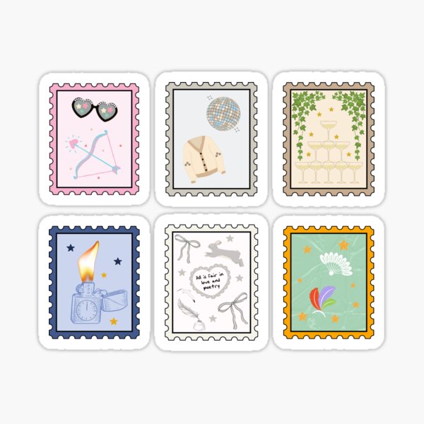 Item preview, Taylor Album Stamp Set B designed and sold by BySami246.